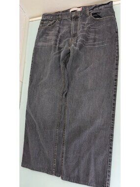VTG Y2K Levis 559 Mens Jeans 38X30 Black Relaxed Straight 2000's Grunge Skater